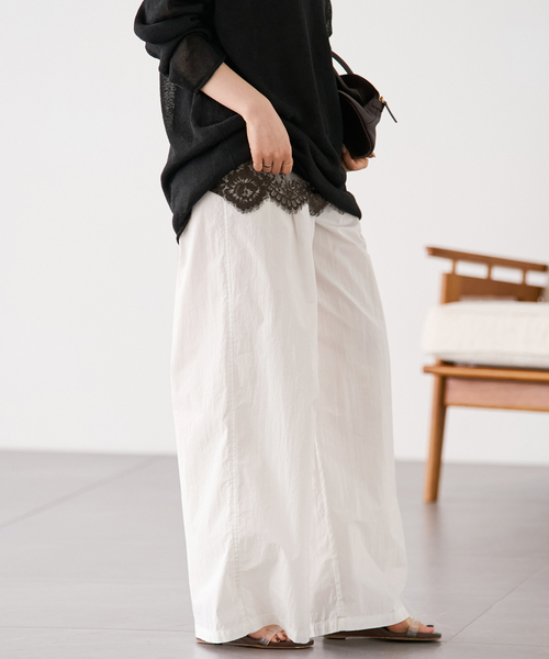 plage(プラージュ)の「parachute slax パンツ(その他パンツ・レディース・ホワイト/キャメル・34/36/38)」の22枚目の写真