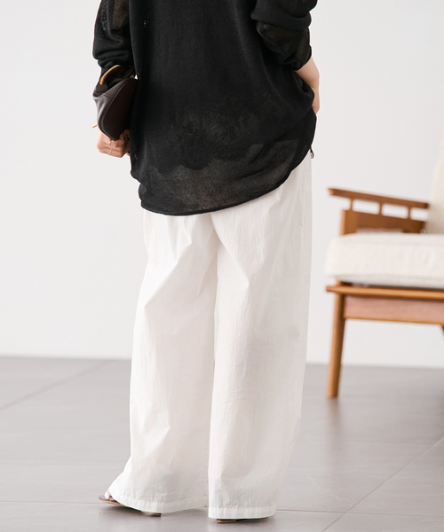 plage(プラージュ)の「parachute slax パンツ(その他パンツ・レディース・ホワイト/キャメル・34/36/38)」の21枚目の写真