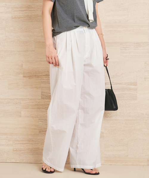 plage(プラージュ)の「parachute slax パンツ(その他パンツ・レディース・ホワイト/キャメル・34/36/38)」の15枚目の写真