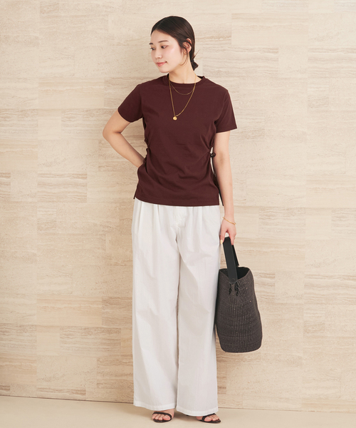 plage(プラージュ)の「parachute slax パンツ(その他パンツ・レディース・ホワイト/キャメル・34/36/38)」の13枚目の写真