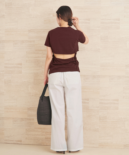 plage(プラージュ)の「parachute slax パンツ(その他パンツ・レディース・ホワイト/キャメル・34/36/38)」の11枚目の写真