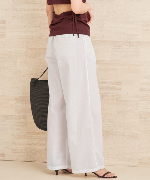 plage(プラージュ)の「parachute slax パンツ(その他パンツ・レディース・ホワイト/キャメル・34/36/38)」の9枚目の写真