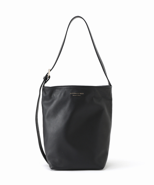 SLOBE IENA(スローブイエナ)の「《追加》ANTONELLO MASI SLOBE別注 バケツバッグ LUANA(ショルダーバッグ・レディース・ブラック・FREE)」の3枚目の写真
