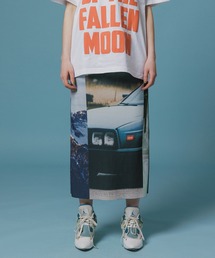 NON TOKYO（ノントーキョー）の「PRINT RIB SKIRT（スカート）」