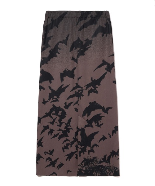 NON TOKYO(ノントーキョー)の「PRINT RIB SKIRT(スカート・レディース・マルチ/チャコール・FREE)」の7枚目の写真