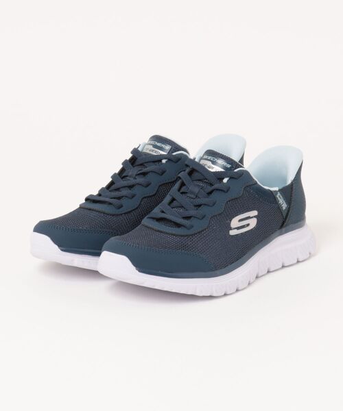 SKECHERS(スケッチャーズ)の「SKECHERS スケッチャーズ SWIFT FIT スウィフトフィット GRACEFUL 4.0-SUBLIME GRACE【軽量】レディーススニーカー(グレースフル4.0) 898055(スニーカー・レディース・ブルー系その他・26.0cm/25.0cm/24.5cm/24.0cm/23.5cm/23.0cm/22.5cm)」の1枚目の写真