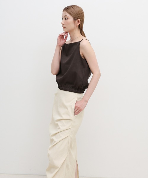 select MOCA(セレクトモカ)の「【サイズ展開あり】ドレープタイトスカート(スカート・レディース・アイボリー/スミクロ・LARGE/MEDIUM)」の19枚目の写真