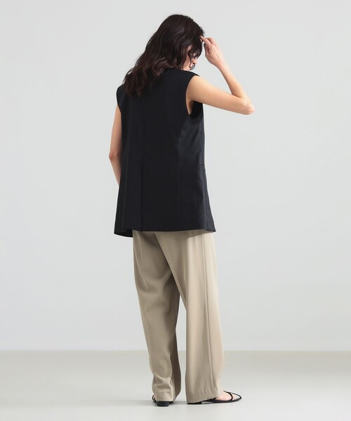 Demi-Luxe BEAMS（デミルクス ビームス）の「ナチュラル オックス ジレ（ベスト・レディース・ナチュラル/ブラック・36/38）」の18枚目の写真