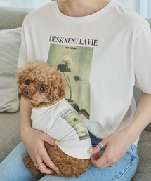 ROPE' PICNIC（ロペピクニック）の「【DOG】RENU photo Tee/UVカット・接触冷感・リンクコーデ（ペットウェア）」
