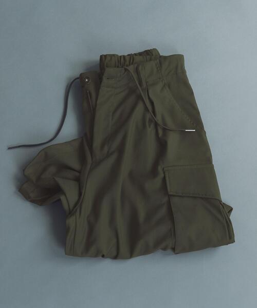 SENSE OF PLACE by URBAN RESEARCH（センスオブプレイスバイアーバンリサーチ）の「ワイドカーゴパンツ（その他パンツ・メンズ・チャコールグレー/オリーブ/アイボリー/ブラック・X-SMALL/MEDIUM/LARGE/SMALL）」の4枚目の写真