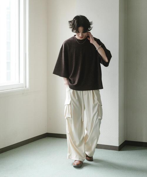 SENSE OF PLACE by URBAN RESEARCH（センスオブプレイスバイアーバンリサーチ）の「ワイドカーゴパンツ（その他パンツ・メンズ・チャコールグレー/オリーブ/アイボリー/ブラック・X-SMALL/MEDIUM/LARGE/SMALL）」の13枚目の写真