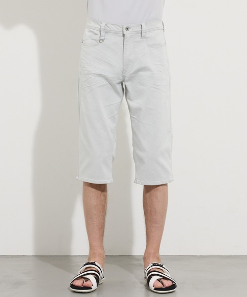 HIDEAWAYS NICOLE（ハイダウェイニコル）の「アラカルトデニムクロップドパンツ（デニムパンツ・メンズ・ネイビー/ブルー/オフホワイト・X-LARGE/LARGE/MEDIUM/SMALL）」の7枚目の写真