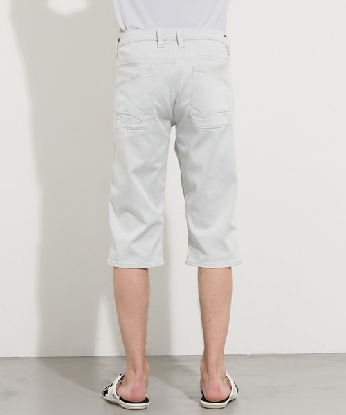 HIDEAWAYS NICOLE（ハイダウェイニコル）の「アラカルトデニムクロップドパンツ（デニムパンツ・メンズ・ネイビー/ブルー/オフホワイト・X-LARGE/LARGE/MEDIUM/SMALL）」の8枚目の写真