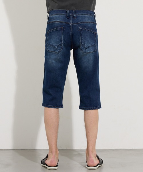 HIDEAWAYS NICOLE（ハイダウェイニコル）の「アラカルトデニムクロップドパンツ（デニムパンツ・メンズ・ネイビー/ブルー/オフホワイト・X-LARGE/LARGE/MEDIUM/SMALL）」の13枚目の写真