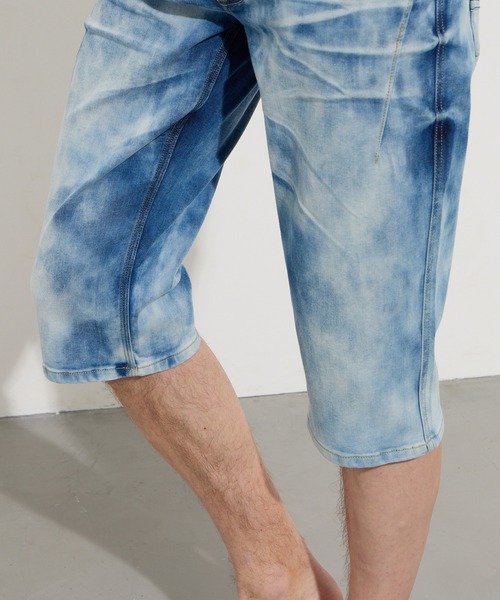 HIDEAWAYS NICOLE（ハイダウェイニコル）の「アラカルトデニムクロップドパンツ（デニムパンツ・メンズ・ネイビー/ブルー/オフホワイト・X-LARGE/LARGE/MEDIUM/SMALL）」の16枚目の写真