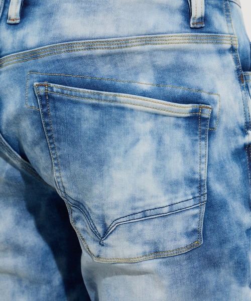 HIDEAWAYS NICOLE（ハイダウェイニコル）の「アラカルトデニムクロップドパンツ（デニムパンツ・メンズ・ネイビー/ブルー/オフホワイト・X-LARGE/LARGE/MEDIUM/SMALL）」の17枚目の写真