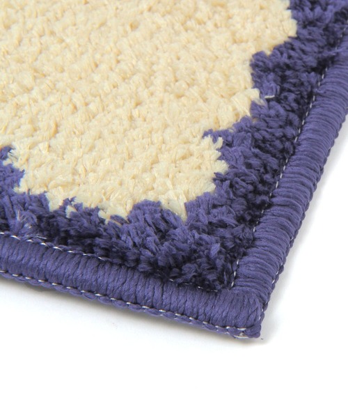 studio CLIP（スタディオクリップ）の「ウェーブインテリアマット（ラグ/マット・レディース・ピンク/ネイビー・FREE）」の6枚目の写真