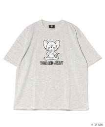 TOM&JERRY（トムアンドジェリー）の「【公式】トムとジェリー　ワッペン&PUアップリケTシャツ（Tシャツ/カットソー）」