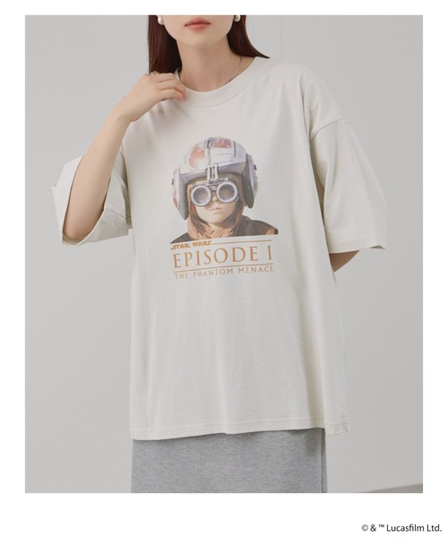 Mac-House（マックハウス）の「MOVIE T-Shirt ヴィンテージライク ムービーグラフィック 半袖Tシャツ（Tシャツ/カットソー・メンズ・グレー系1/ホワイト/ホワイト系4/スミクロ/ホワイト系/グレー系2/ホワイト系1/ホワイト系2/グレー系3/グレー系4/グレー系/ホワイト系3・M/L/XL）」の5枚目の写真