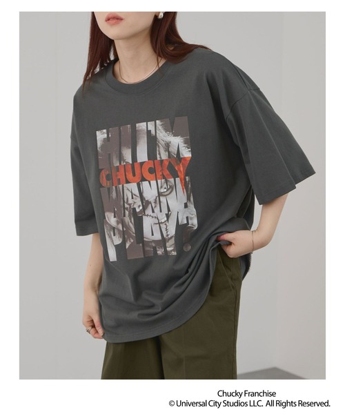 Mac-House（マックハウス）の「MOVIE T-Shirt ヴィンテージライク ムービーグラフィック 半袖Tシャツ（Tシャツ/カットソー・メンズ・グレー系1/ホワイト/ホワイト系4/スミクロ/ホワイト系/グレー系2/ホワイト系1/ホワイト系2/グレー系3/グレー系4/グレー系/ホワイト系3・M/L/XL）」の12枚目の写真