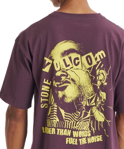 VOLCOM(ボルコム)の「VOLCOM FUEL THE NOISE SS TEE(Tシャツ/カットソー・メンズ・ブラック/パープル・M/L)」の2枚目の写真