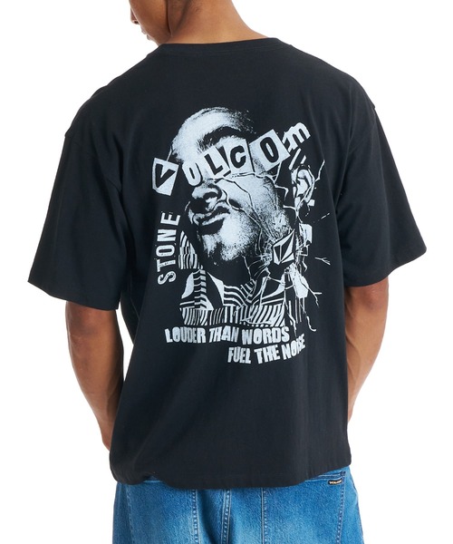 VOLCOM(ボルコム)の「VOLCOM FUEL THE NOISE SS TEE(Tシャツ/カットソー・メンズ・ブラック/パープル・M/L)」の8枚目の写真