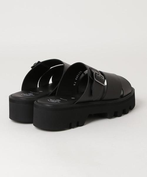 foot the coacher(フットザコーチャー)の「CROSS BELT SANDALS TWETY SOLE(サンダル・メンズ・ブラック・9/8h/7h)」の2枚目の写真