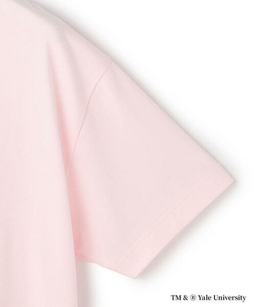 J.PRESS YORK STREET(ジェイプレスヨークストリート)の「【YALE別注】【UNISEX】カレッジ プリント Tシャツ(Tシャツ/カットソー・メンズ・ピンク系/ライトグレー系8/ホワイト系・SMALL/MEDIUM/LARGE)」の8枚目の写真