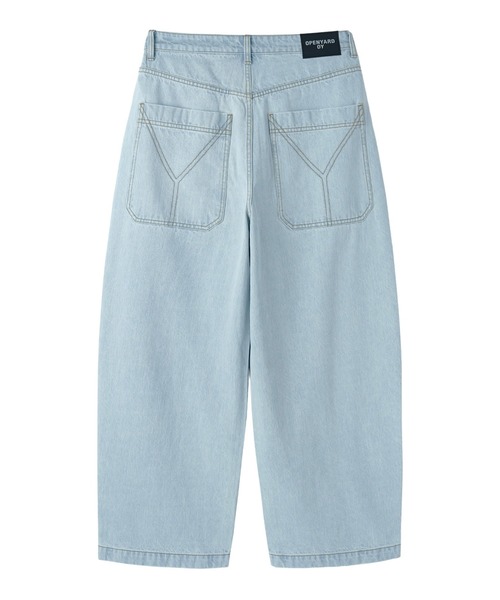 OY(オーワイ)の「『OY/オーワイ』WIDE VOLUME PANTS/ワイドボリュームデニムパンツ(デニムパンツ・メンズ・ブルー・S/M/L)」の10枚目の写真