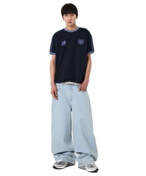 OY(オーワイ)の「『OY/オーワイ』WIDE VOLUME PANTS/ワイドボリュームデニムパンツ(デニムパンツ・メンズ・ブルー・S/M/L)」の6枚目の写真