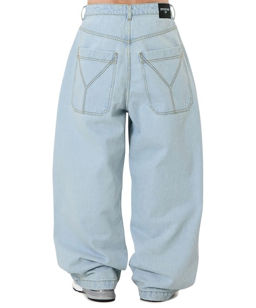 OY(オーワイ)の「『OY/オーワイ』WIDE VOLUME PANTS/ワイドボリュームデニムパンツ(デニムパンツ・メンズ・ブルー・S/M/L)」の8枚目の写真