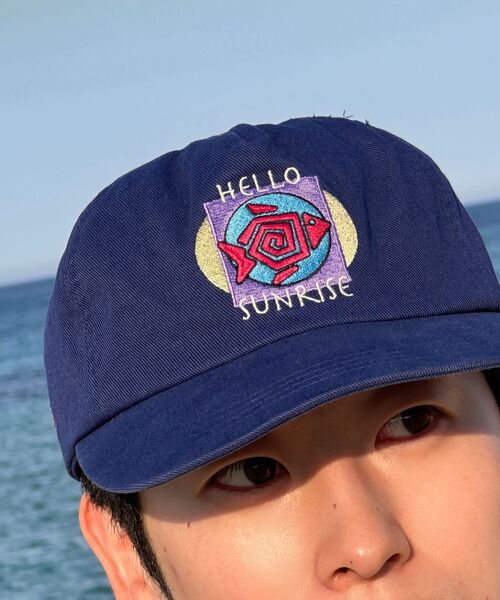 HELLO SUNRISE(ハローサンライズ)の「HS Fish Logo RX Fit 5P Cap_Navy(キャップ・レディース・ネイビー・OS)」の5枚目の写真