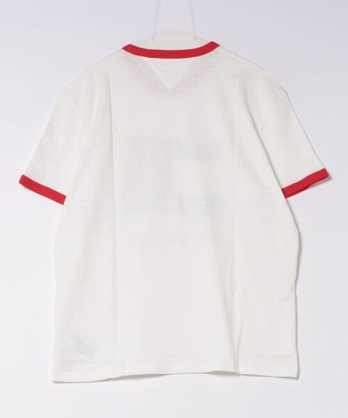 TOMMY HILFIGER(トミーヒルフィガー)の「フラッグロゴ Tシャツ(Tシャツ/カットソー・メンズ・グレー/ネイビー/ホワイト・LARGE/X-LARGE/MEDIUM)」の4枚目の写真