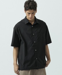 【SLICK/スリック】Cotton Like Typewriter Drawstring Regular Collar Shirt/コットンライク タイプライター ドローストリング レギュラーカラーシャツ
