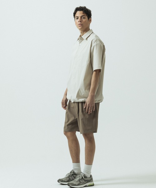 SLICK(スリック)の「【SLICK/スリック】Cotton Like Typewriter Drawstring Regular Collar Shirt/コットンライク タイプライター ドローストリング レギュラーカラーシャツ(シャツ/ブラウス・メンズ・オレンジ/ブラック/ブルー/グレイッシュベージュ・2/1/3)」の10枚目の写真