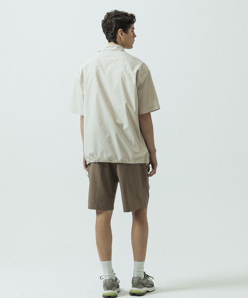 SLICK(スリック)の「【SLICK/スリック】Cotton Like Typewriter Drawstring Regular Collar Shirt/コットンライク タイプライター ドローストリング レギュラーカラーシャツ(シャツ/ブラウス・メンズ・オレンジ/ブラック/ブルー/グレイッシュベージュ・2/1/3)」の14枚目の写真