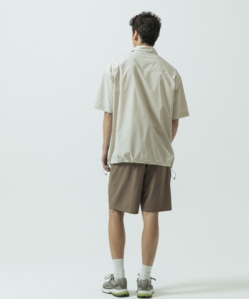 SLICK(スリック)の「【SLICK/スリック】Cotton Like Typewriter Drawstring Regular Collar Shirt/コットンライク タイプライター ドローストリング レギュラーカラーシャツ(シャツ/ブラウス・メンズ・オレンジ/ブラック/ブルー/グレイッシュベージュ・2/1/3)」の15枚目の写真
