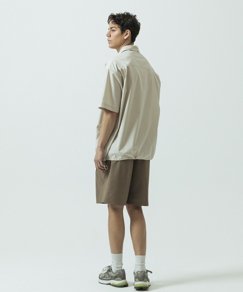SLICK(スリック)の「【SLICK/スリック】Cotton Like Typewriter Drawstring Regular Collar Shirt/コットンライク タイプライター ドローストリング レギュラーカラーシャツ(シャツ/ブラウス・メンズ・オレンジ/ブラック/ブルー/グレイッシュベージュ・2/1/3)」の16枚目の写真