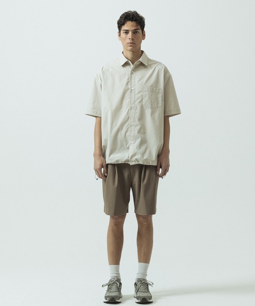 SLICK(スリック)の「【SLICK/スリック】Cotton Like Typewriter Drawstring Regular Collar Shirt/コットンライク タイプライター ドローストリング レギュラーカラーシャツ(シャツ/ブラウス・メンズ・オレンジ/ブラック/ブルー/グレイッシュベージュ・2/1/3)」の17枚目の写真