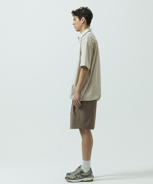 SLICK(スリック)の「【SLICK/スリック】Cotton Like Typewriter Drawstring Regular Collar Shirt/コットンライク タイプライター ドローストリング レギュラーカラーシャツ(シャツ/ブラウス・メンズ・オレンジ/ブラック/ブルー/グレイッシュベージュ・2/1/3)」の18枚目の写真