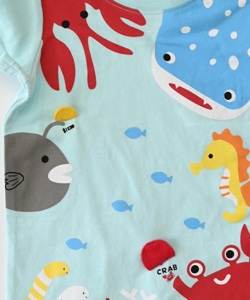 CHEEK ROOM(チークルーム)の「CHEEK ROOM/チークルーム 海の魚たち Tシャツ(Tシャツ/カットソー・キッズ・イエロー/オレンジ/サックスブルー・80cm/100cm/110cm/120cm/130cm/90cm)」の12枚目の写真