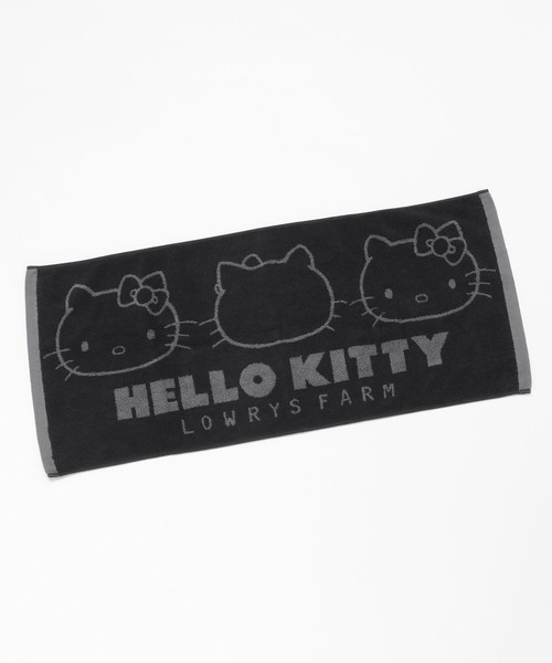 LOWRYS FARM（ローリーズファーム）の「【サンリオキャラクターズ】フェイスタオル 647260/GOODS（タオル・レディース・ブラック/レッド・FREE）」の7枚目の写真