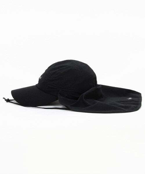 NANGA(ナンガ)の「NANGA/ナンガ Dotair LONG VISOR SHADE CAP(キャップ・メンズ・ブラック/ネイビー・ONE SIZE)」の3枚目の写真