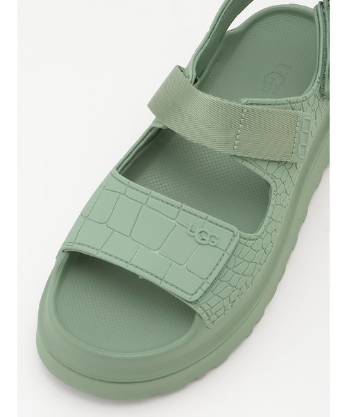 UGG（アグ）の「【UGG】GOLDENGLOEMBOSSED（サンダル・レディース・グリーン・23/24/25/22）」の5枚目の写真