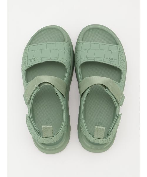 UGG（アグ）の「【UGG】GOLDENGLOEMBOSSED（サンダル・レディース・グリーン・23/24/25/22）」の6枚目の写真