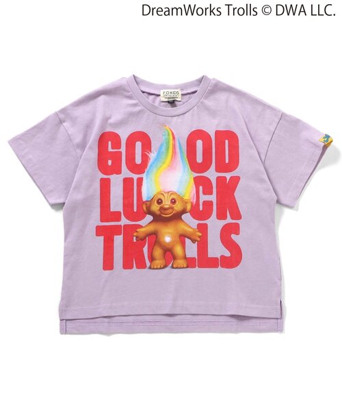 F.O.KIDS(エフオーキッズ)の「トロールズ グラフィックTシャツ(Tシャツ/カットソー・キッズ・ライム/オフホワイト/ラベンダー・140/130/150/120/110/100/90/80)」の11枚目の写真