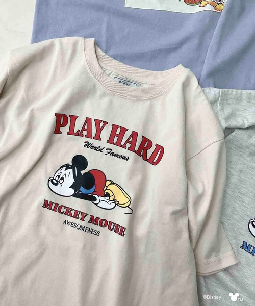 AS KNOW AS plus(アズノゥアズプラス)の「〇Disney / アソートTシャツ 【Disney(ディズニー)】(Tシャツ/カットソー・レディース・アイボリー/サックスブルー/チャコールグレー/杢グレー/ホワイト系/グレー系/アイボリー系/サックスブルー系・FREE)」の20枚目の写真