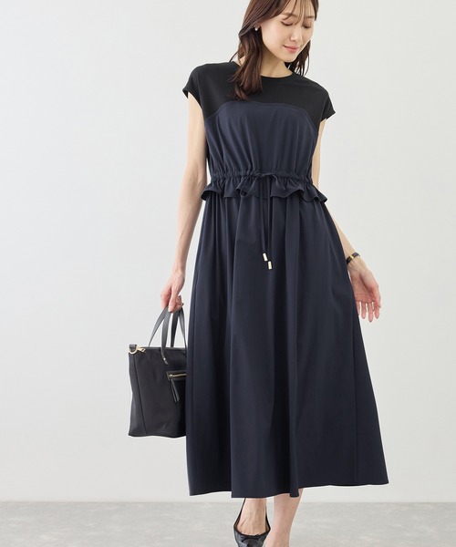 ROPE' PICNIC(ロペピクニック)の「ナイロンビスチェドッキングカットワンピース/UVカット・接触冷感(ワンピース・レディース・ネイビー/ベージュ/ブラック・FREE)」の16枚目の写真