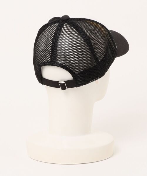 Never mind the XU（ネバーマインドザエックスユー）の「【Never mind the XU】musical note cap / 【ネバーマインド ザ エックスユー】ミュージカルノートメッシュキャップ（キャップ・メンズ・ブラック/ブラック×ホワイト・ONE SIZE）」の8枚目の写真