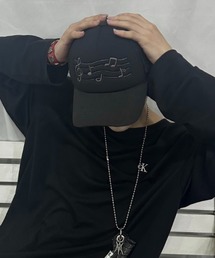 XU（エックスユー）の「【Never mind the XU】musical note cap / 【ネバーマインド ザ エックスユー】ミュージカルノートメッシュキャップ（キャップ）」